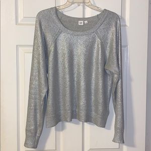 Gap metallic sweater